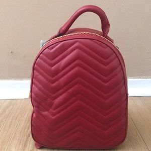 Burgundy backpack